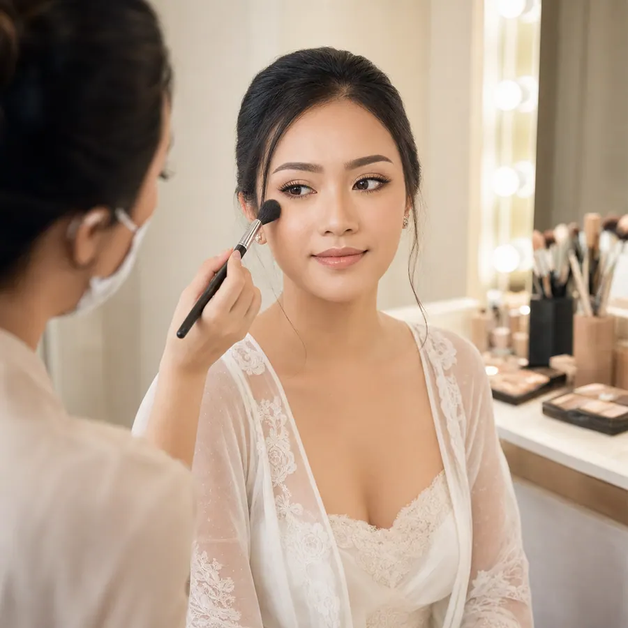 Makeup trial Banten untuk persiapan wedding bersama DianaAF Makeup